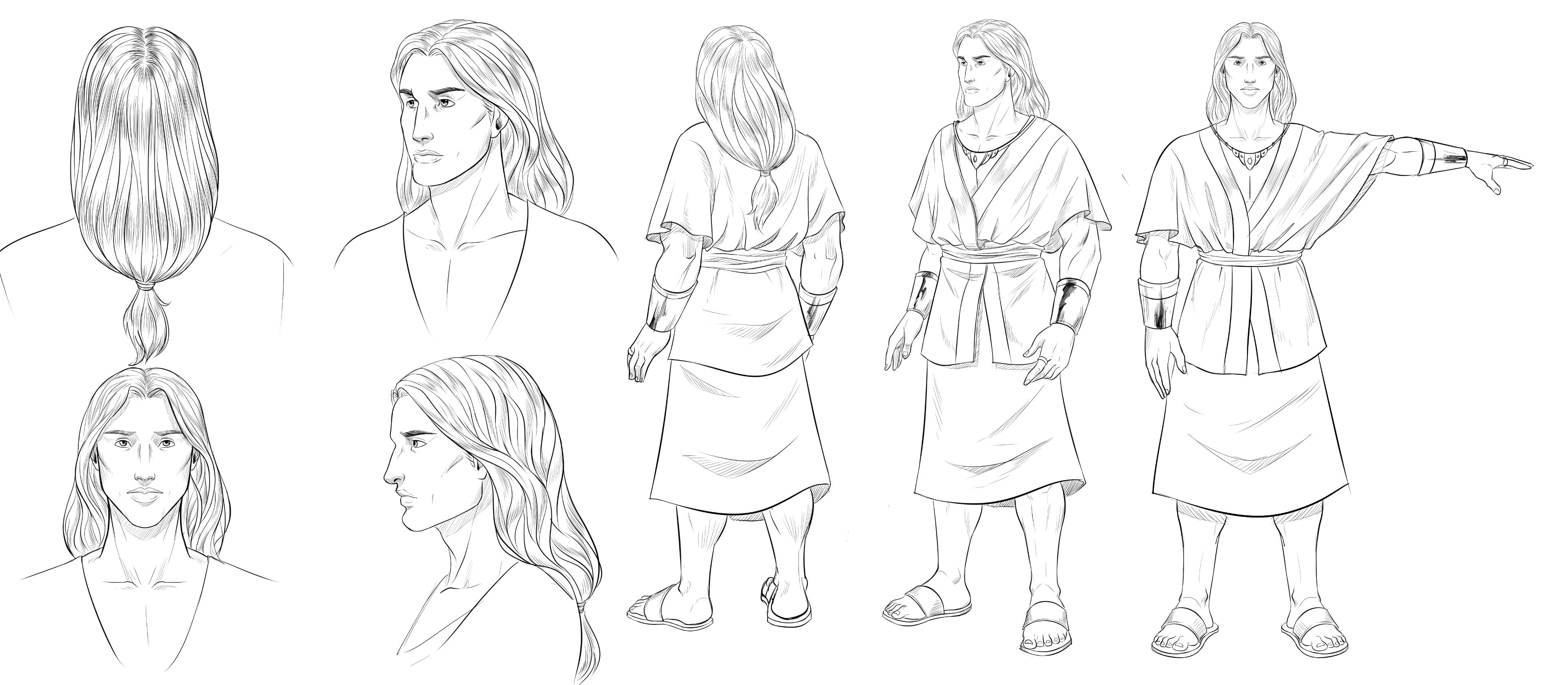 Motion comic character design
