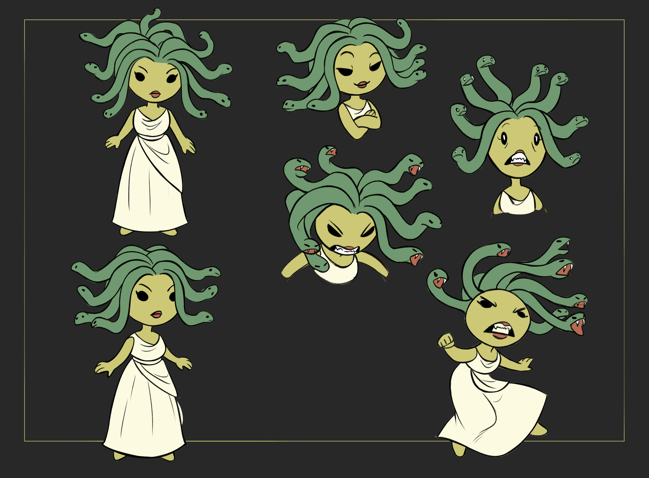 Medusa chibi design