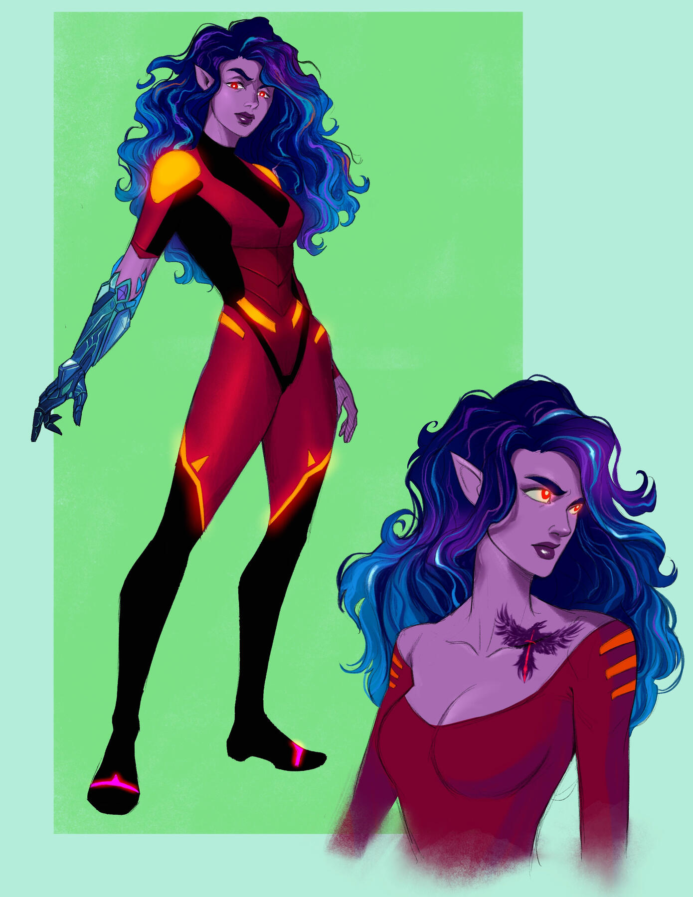 Sci-fi half-drow