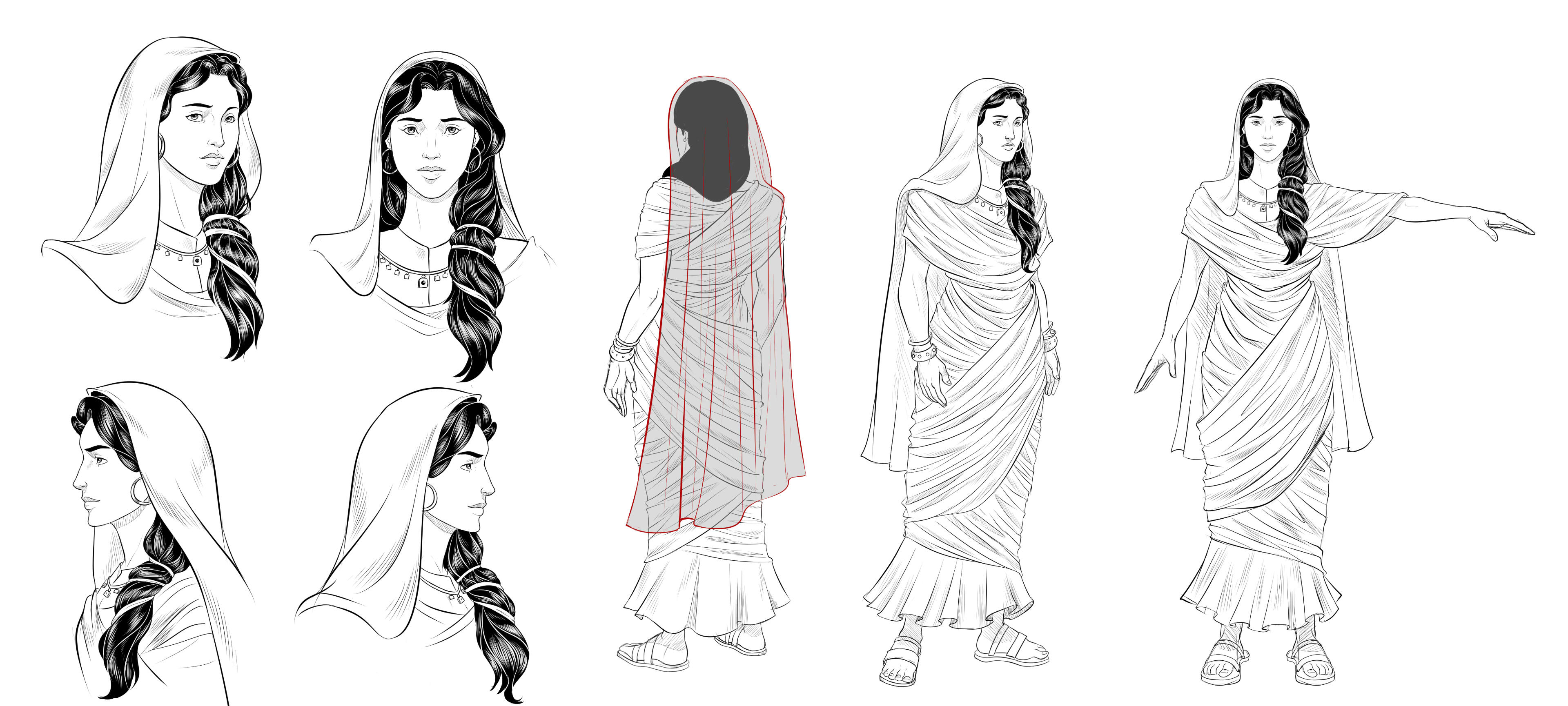Motion comic character design